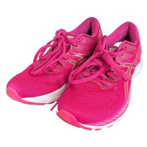 ASICS Gel-Kayano 28 Running Shoes Sneakers Fuchsia Red Walking Gym Workout-7.5
